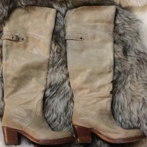 Frye Heel Over Knee Boot
